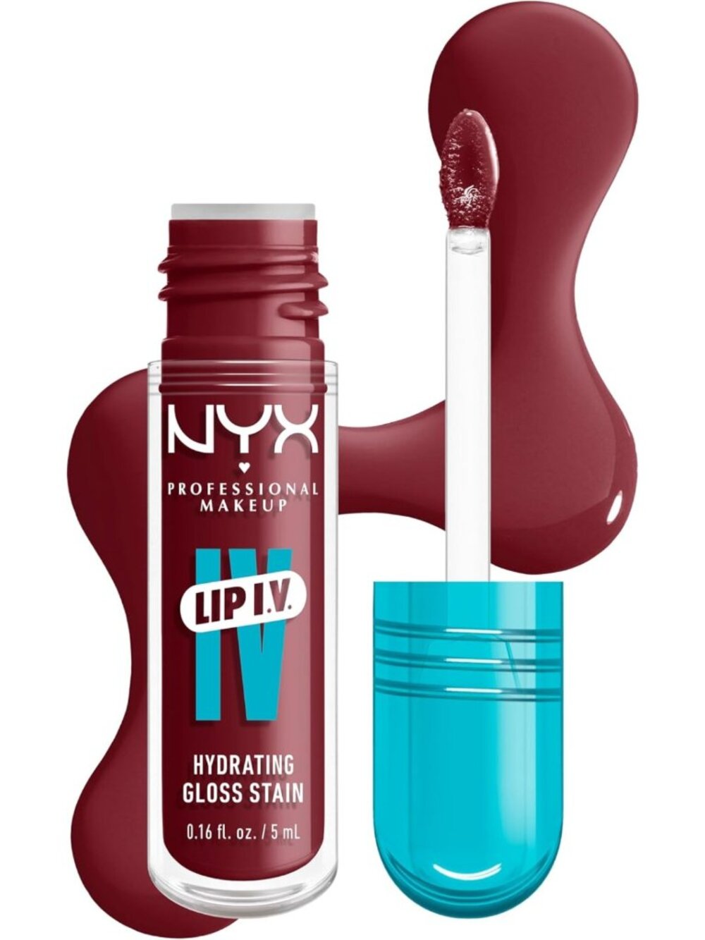 Hydrating Glossy Lip Stain - 12HR Moisture, Drippin In Rose (Pink)